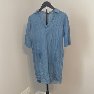 LOFT Blue Denim Dress